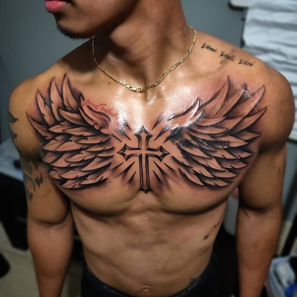 Cross Tattoos For Mens Chest Trends Tattoos 2021