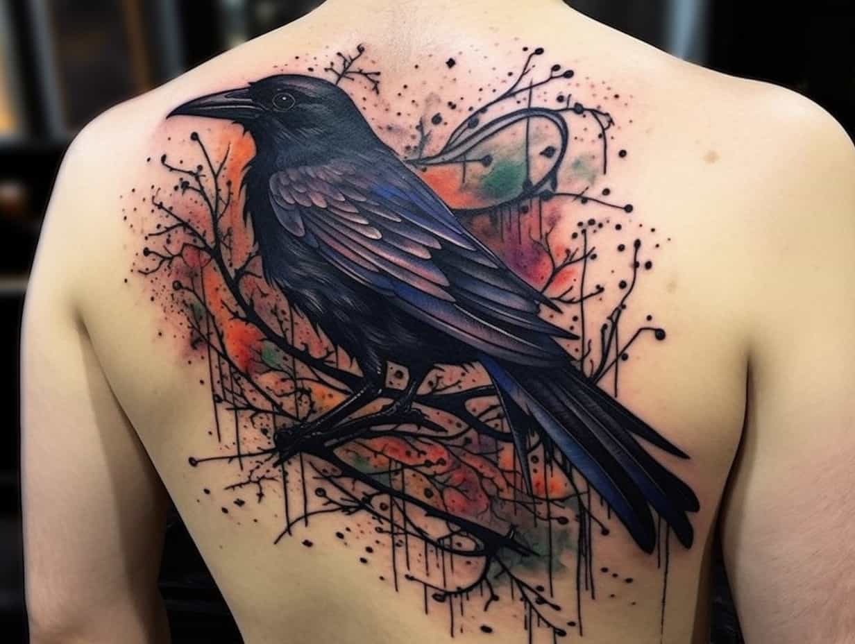 Crow Tattoo Meaning Symbolism And Designs