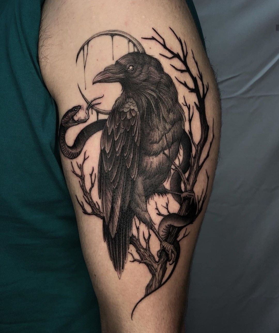 Crow Tattoos Designs Ideas And Meaning Tattoos For You