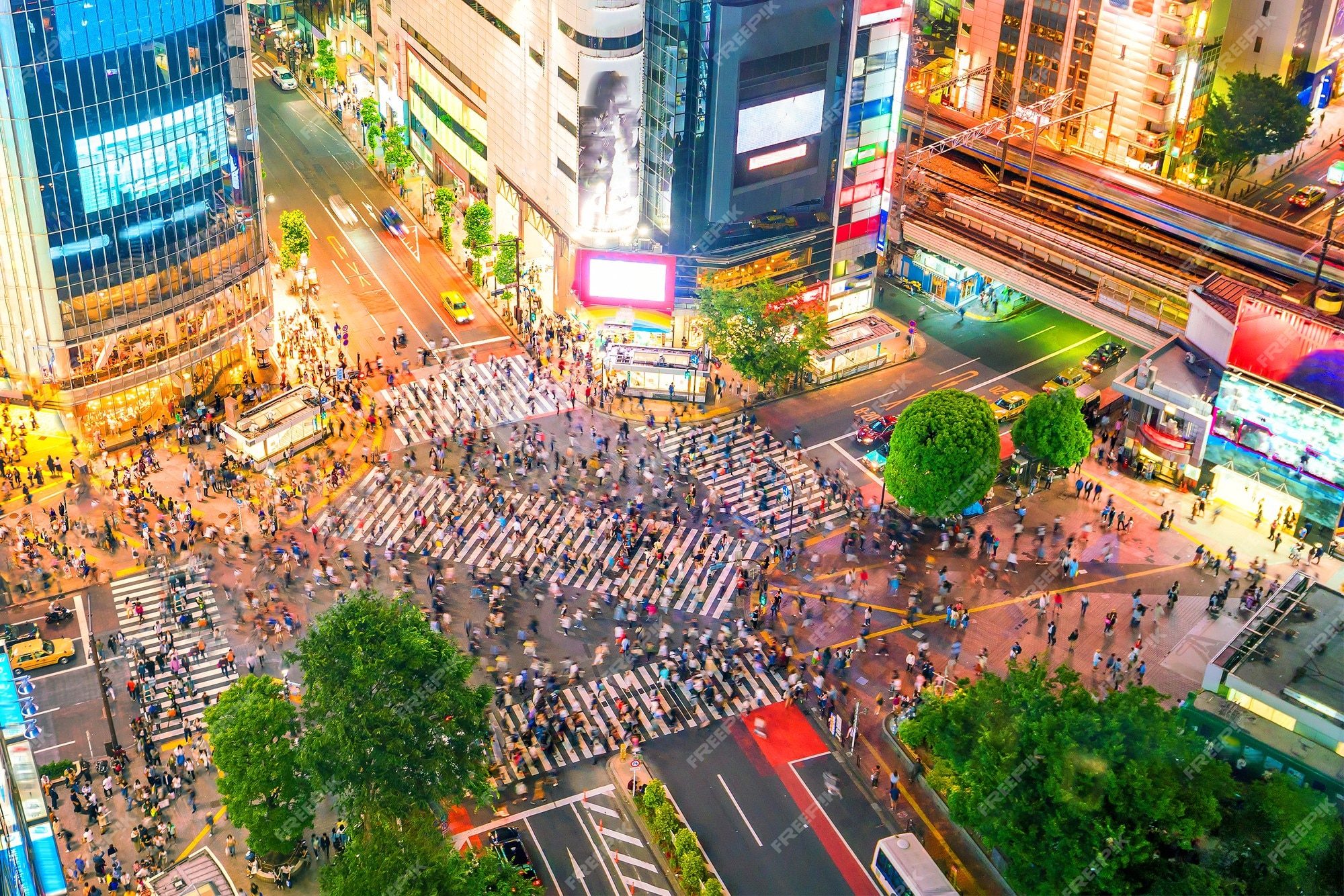 Cruzamento De Shibuya Em T Quio Veja O Cruzamento Mais Selvagem Do