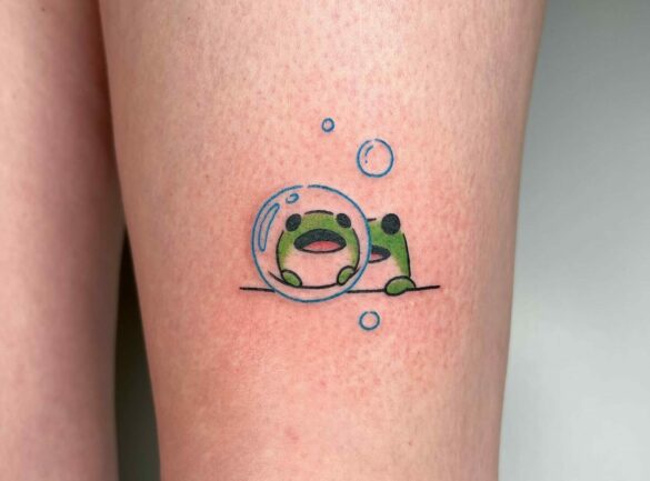 Cute Small Frog Tattoos Inggridsuyono