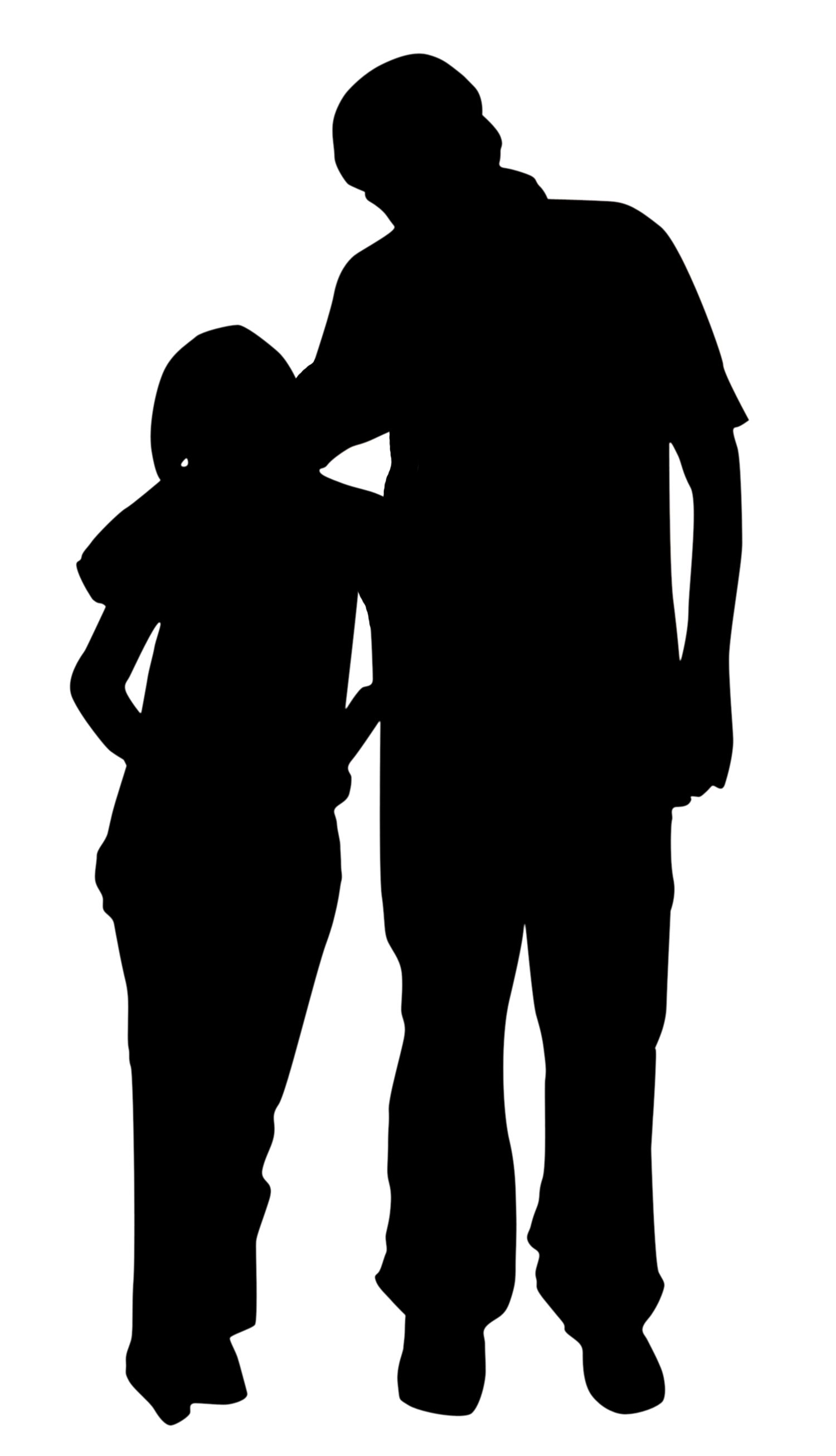 Dad And Daughter Silhouette: A Picture of Love