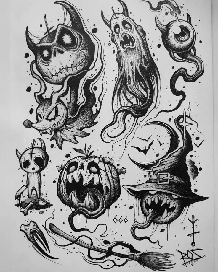 10 Eerie Tattoo Designs to Haunt Your Skin