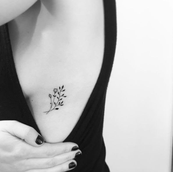 Delicate Rib Tattoos