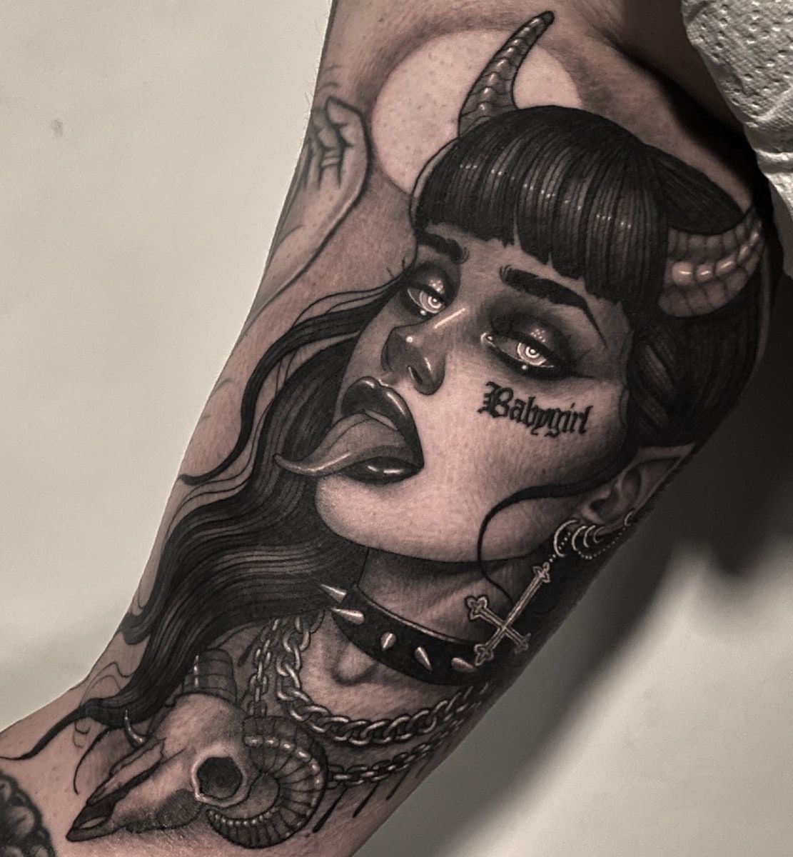 Demon Girl Tattoo Ink Master Tattoos Girl Tattoos Realistic Tattoo