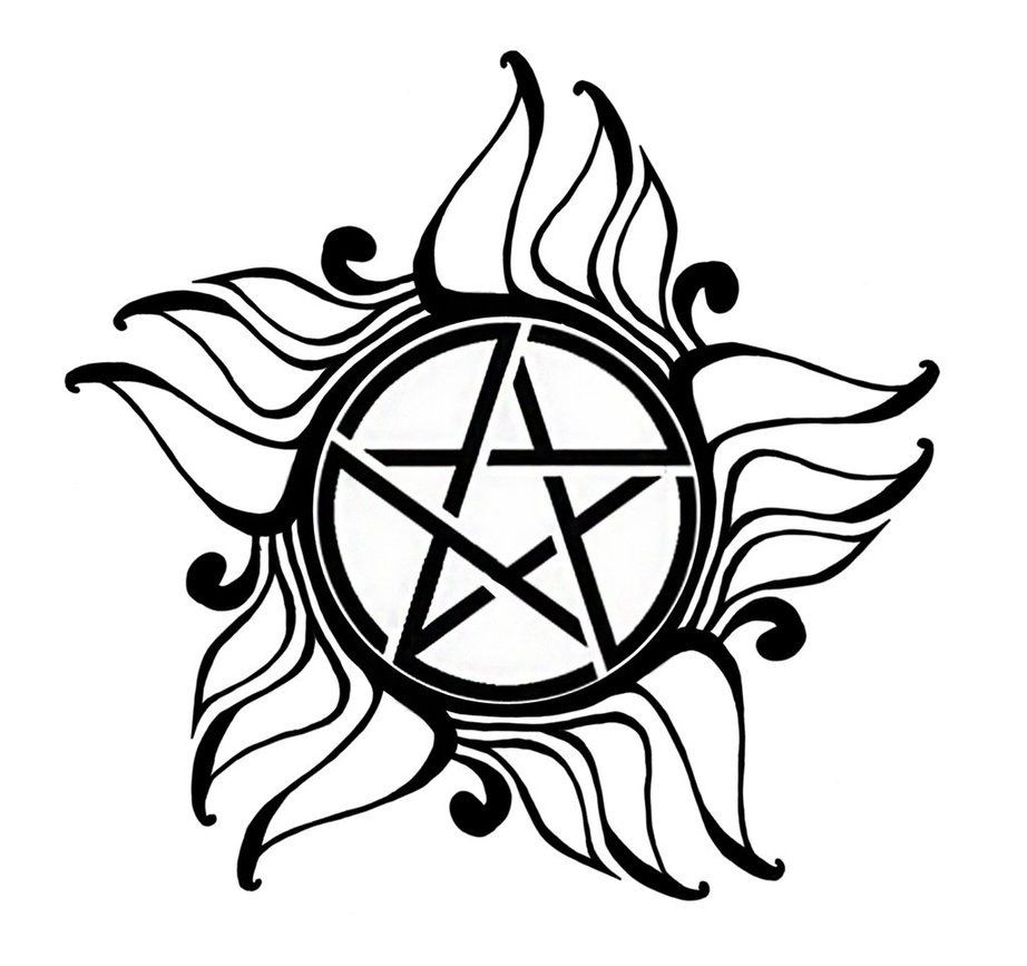 Demonic Protection Symbol Supernatural Tattoo Demon Possession