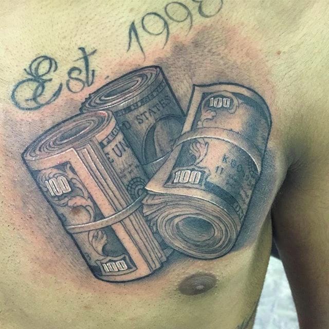 Details 61 Stack Of Money Tattoo Super Hot In Cdgdbentre