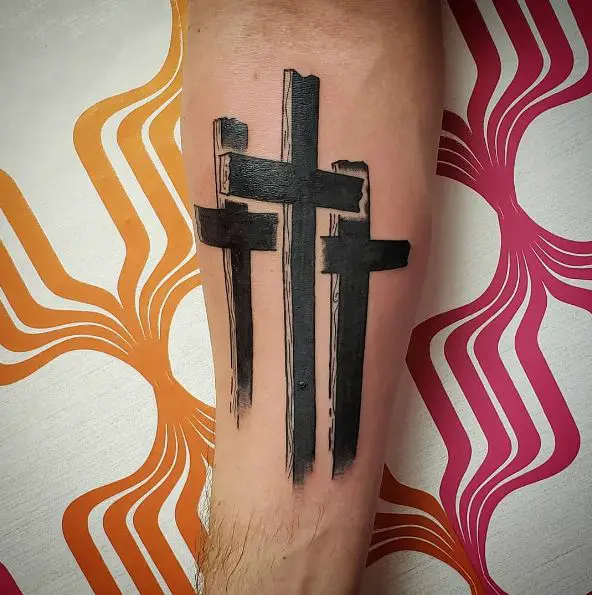 Details More Than 65 3 Wooden Crosses Tattoo In Cdgdbentre