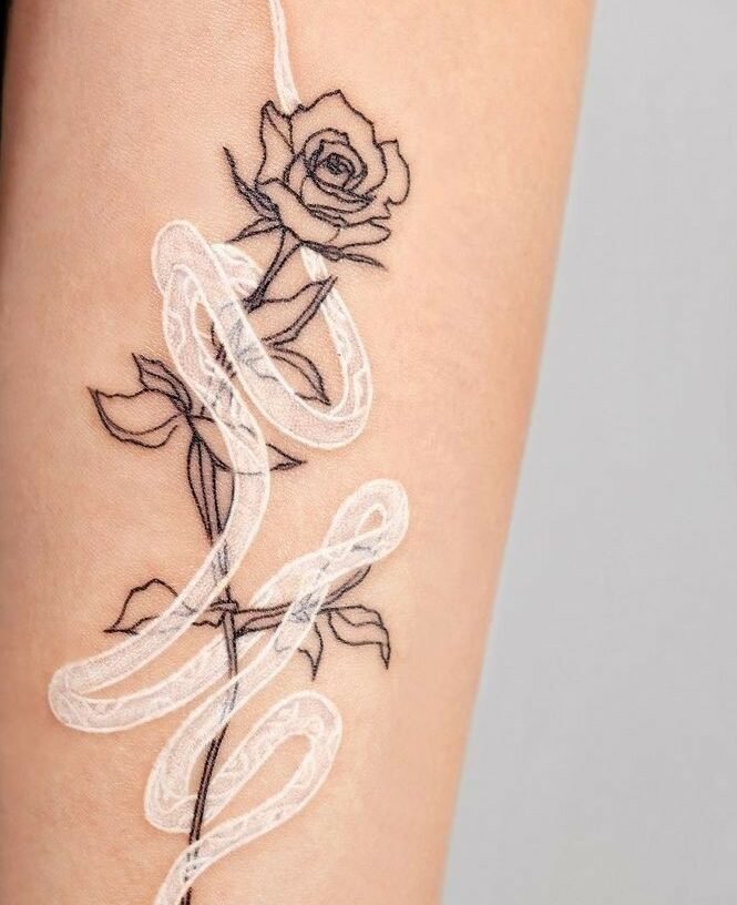 Details More Than 73 Upper Arm Snake Tattoos Latest In Cdgdbentre