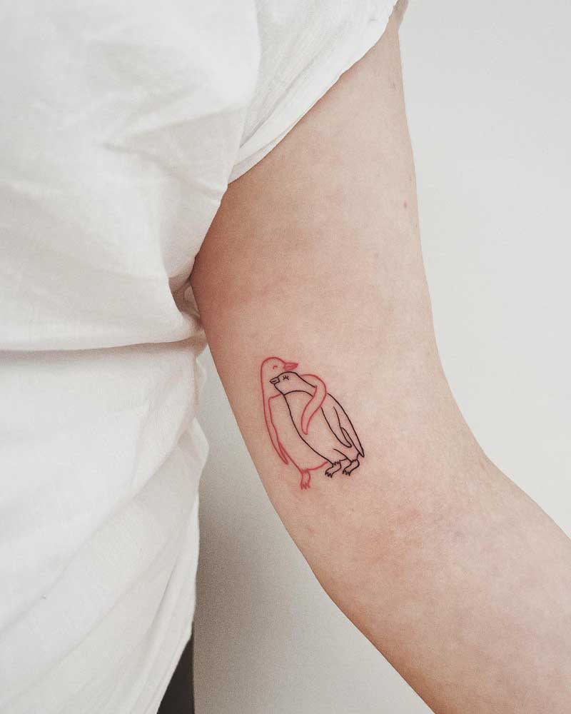 Details More Than 81 Minimalist Small Penguin Tattoo In Cdgdbentre