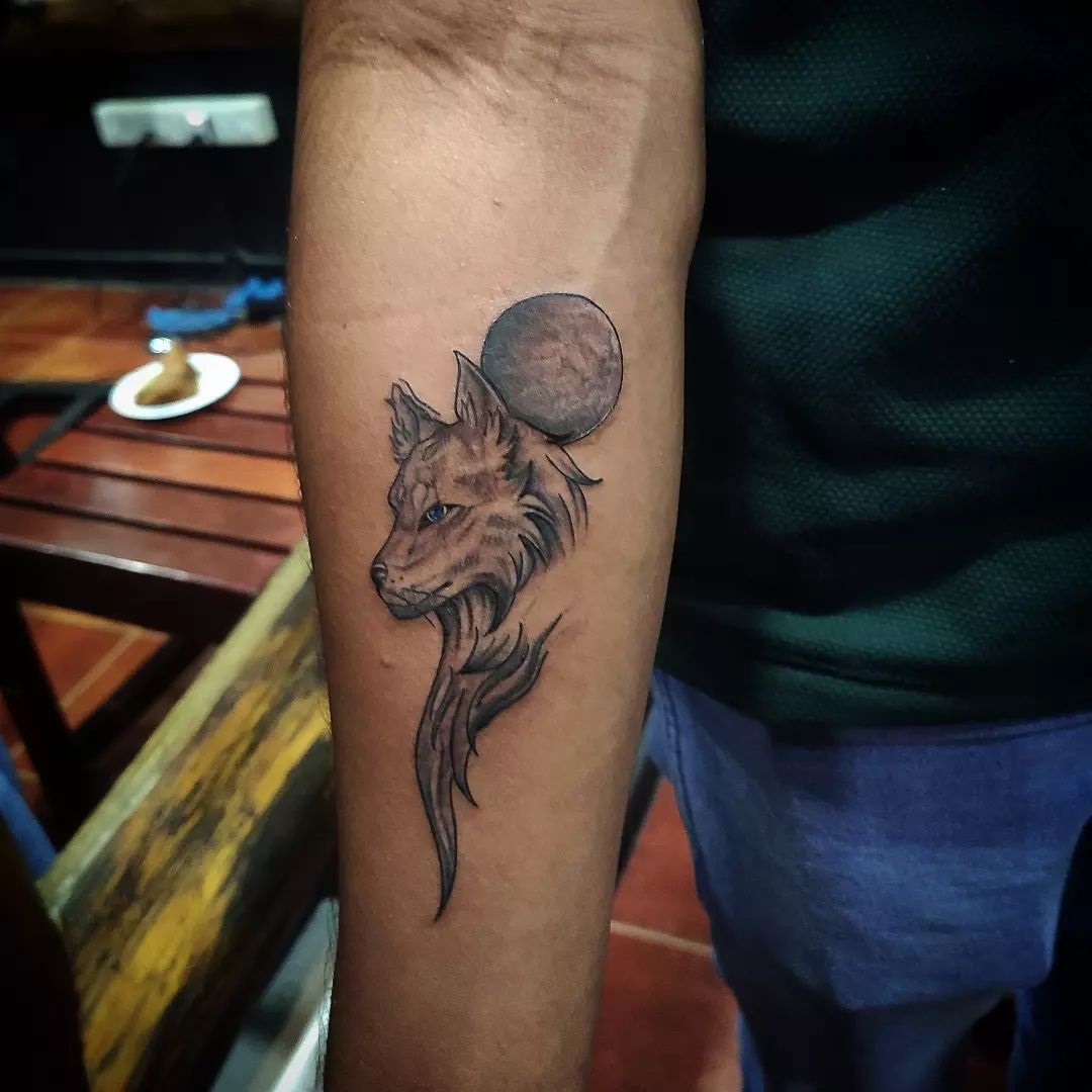 Details More Than 81 Wolf Forearm Tattoo Latest In Coedo Com Vn