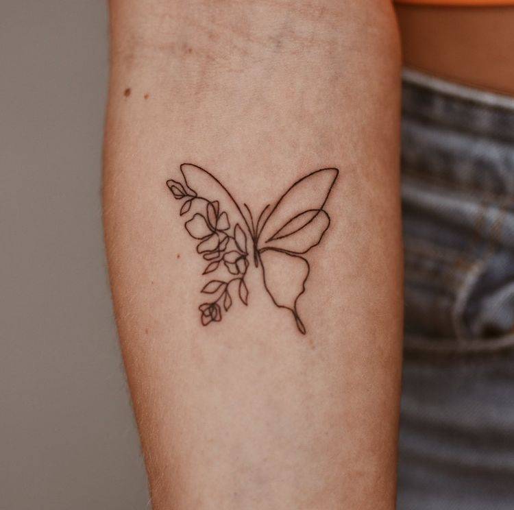 Discover 62 Half Butterfly Tattoo Latest In Cdgdbentre