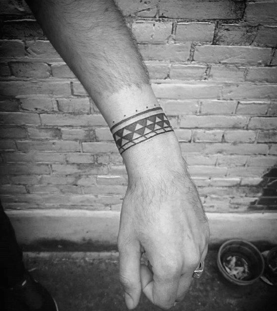 Discover 73 Tribal Wrist Tattoos For Men In Cdgdbentre