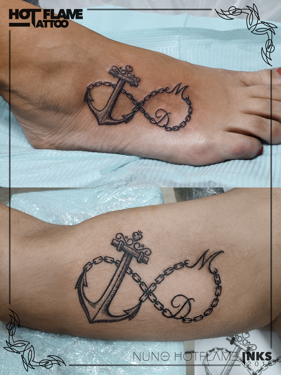 Discover 75 Anchor Infinity Tattoo Super Hot In Cdgdbentre