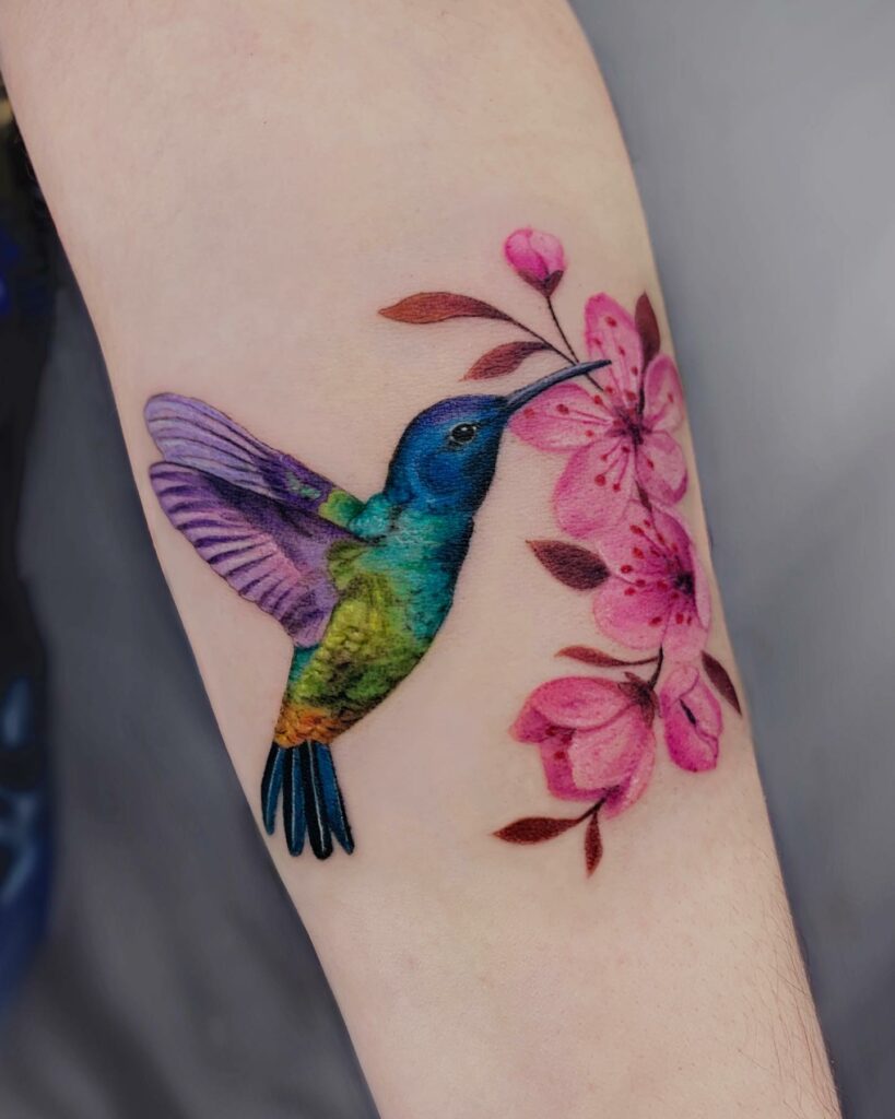 Discover 78 Hummingbird Tattoo With Flowers Super Hot In Eteachers