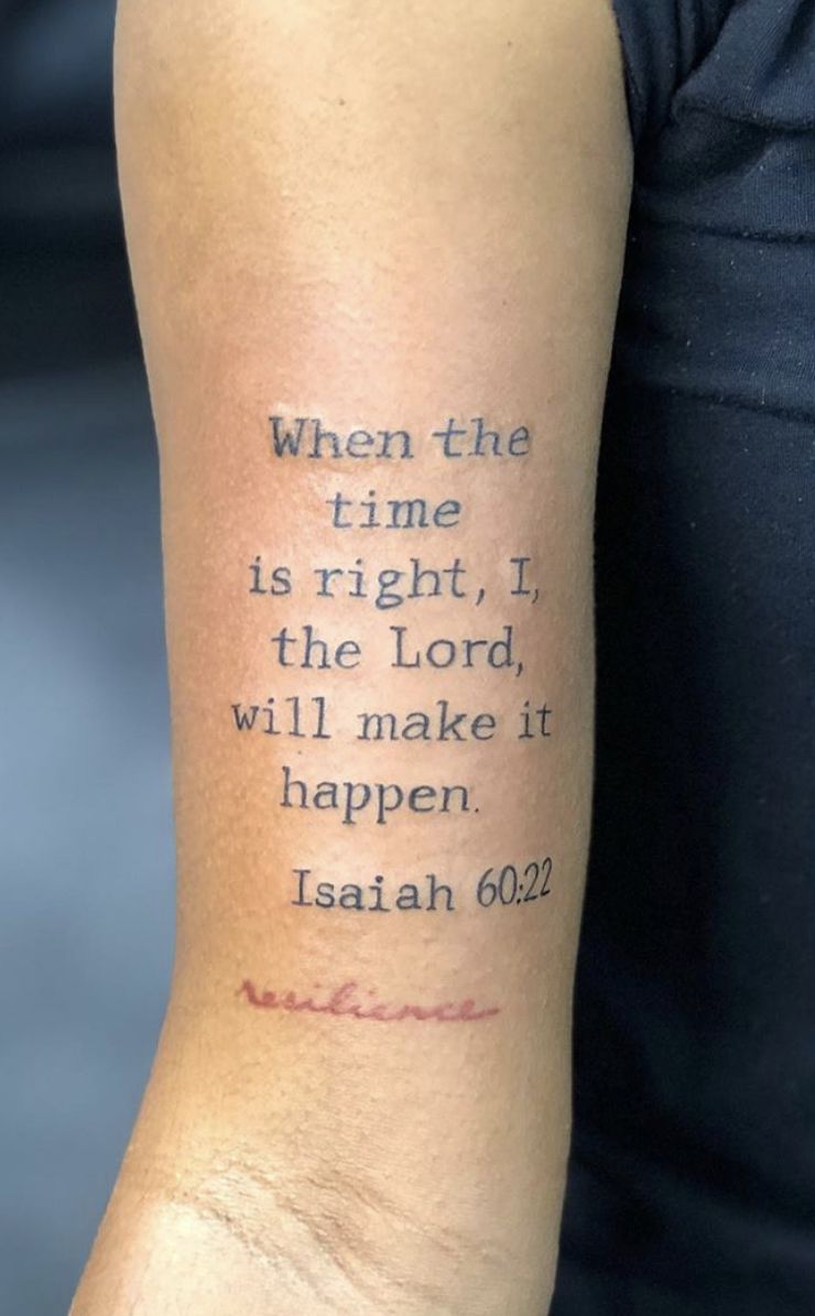 Discover More Than 65 Isaiah 60 22 Tattoo In Cdgdbentre