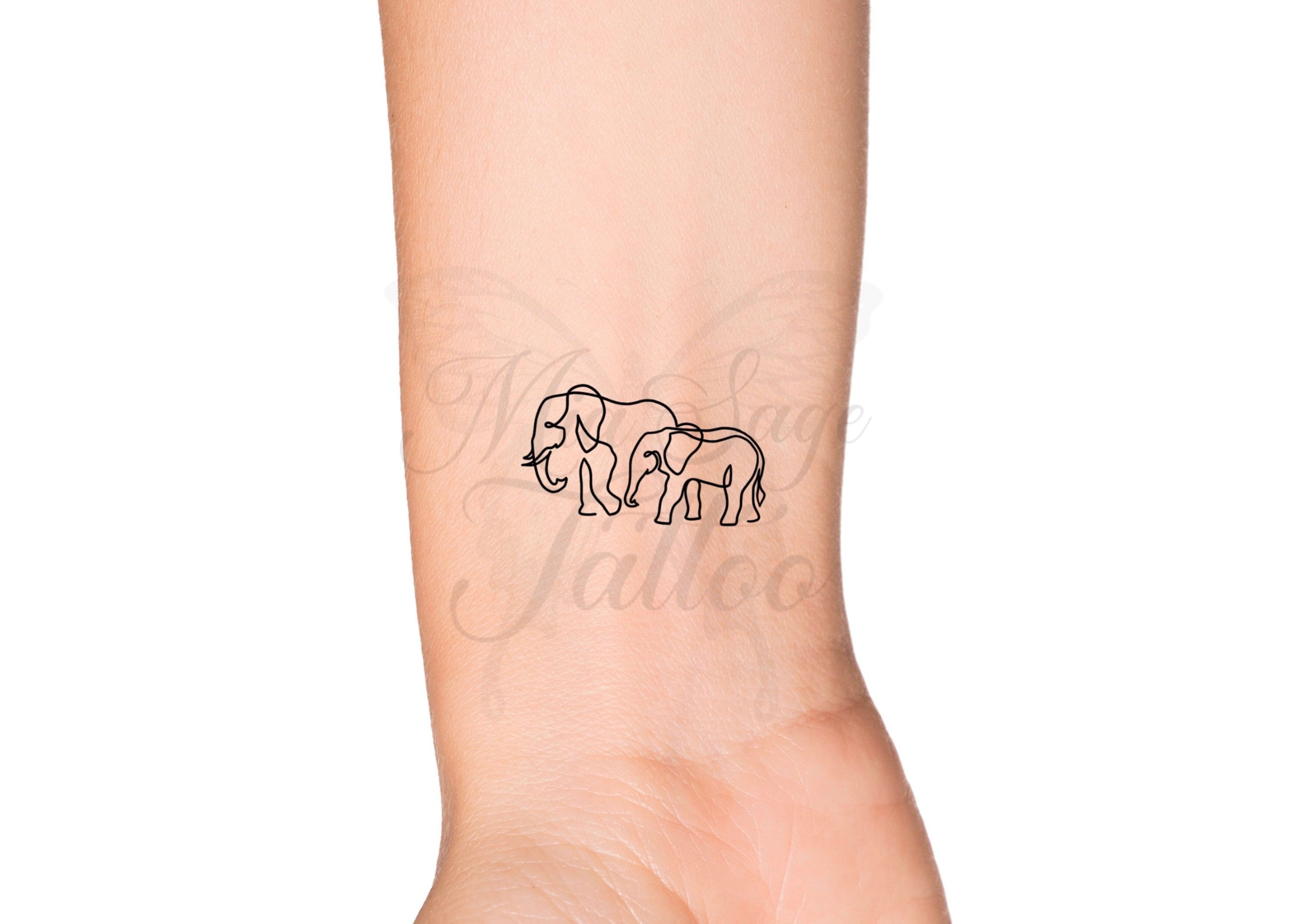 Discover More Than 72 Elephant Mom Tattoo Latest In Eteachers