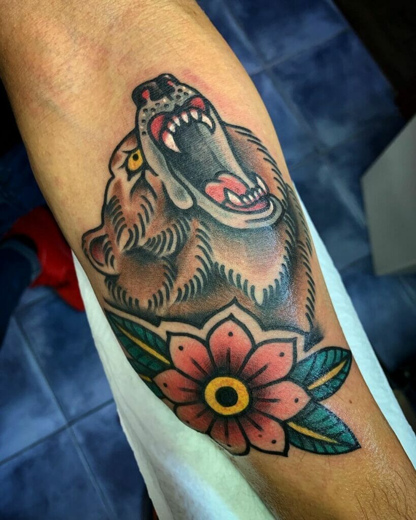 Discover More Than 83 Traditional Grizzly Bear Tattoo Latest In