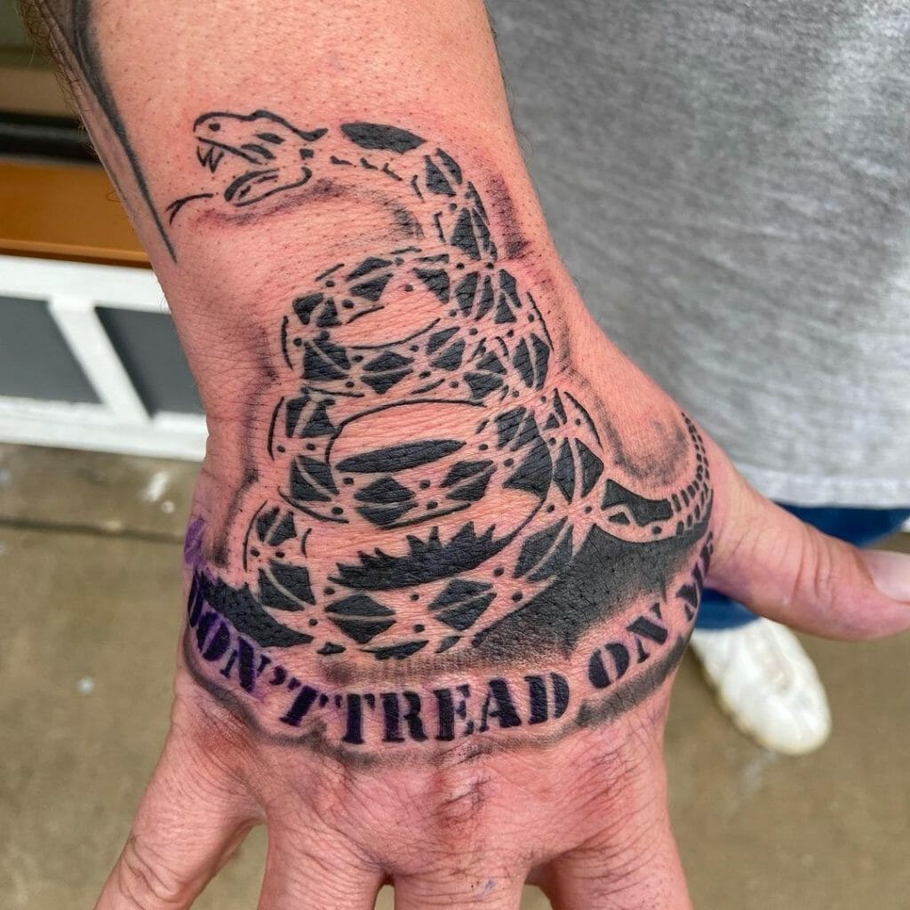 Don T Tread On Me Tattoo By Fgore On Deviantart