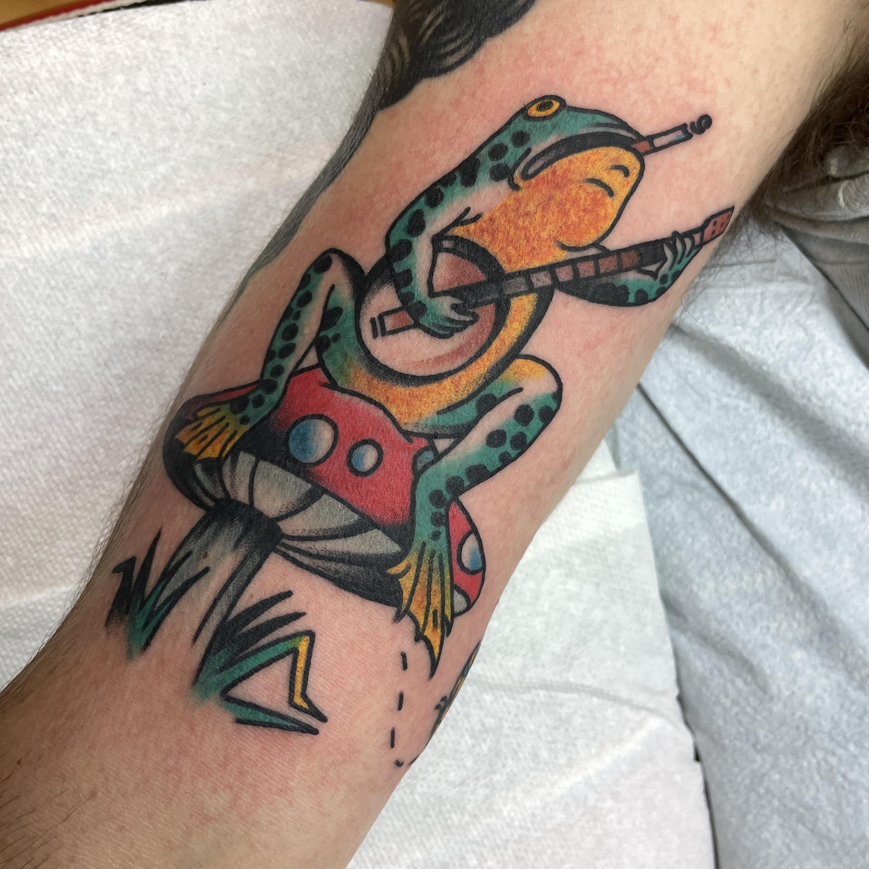 Done By Dave Borjes At Bound For Glory Tattoo On Staten Island New