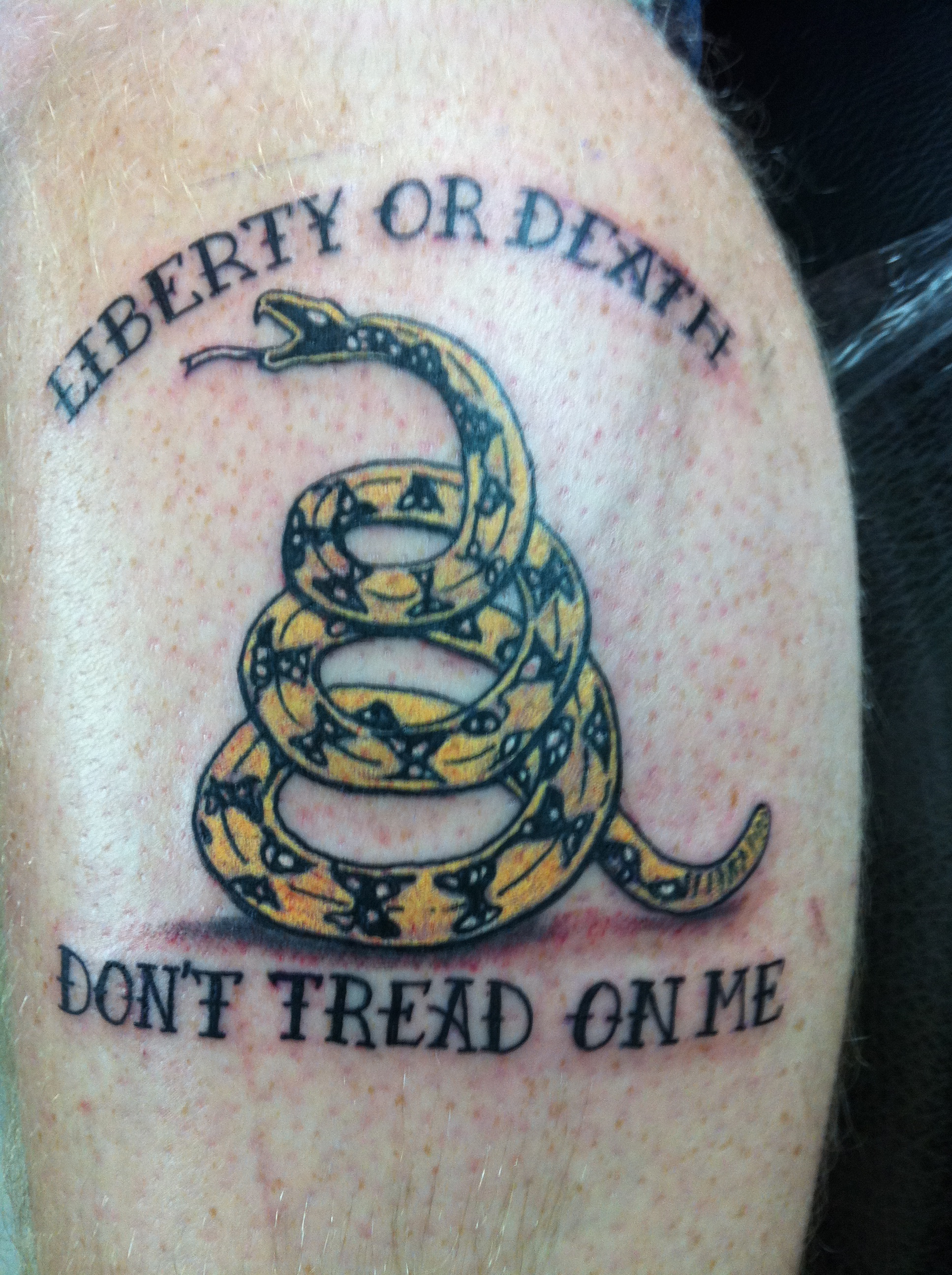 Gadsden Flag Tattoo: Meaning Behind Dont Tread On Me