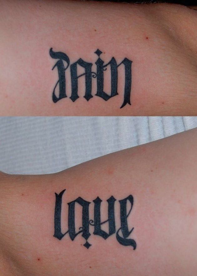 Double Meaning Tattoo Designs