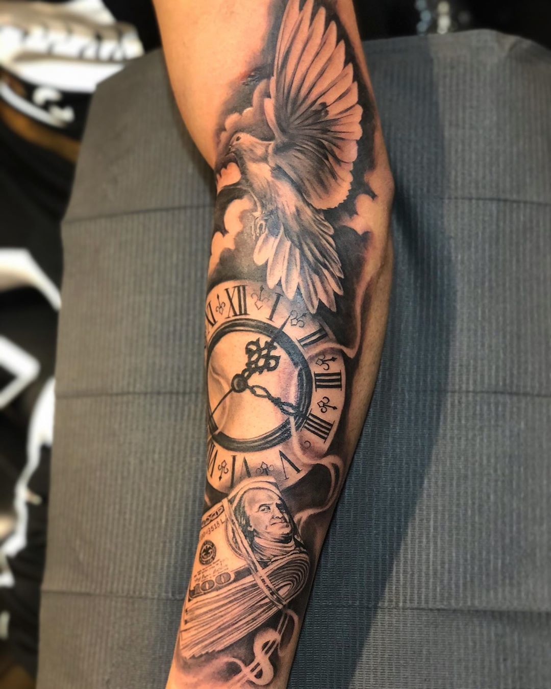 Dove Tattoos On Arm For Men