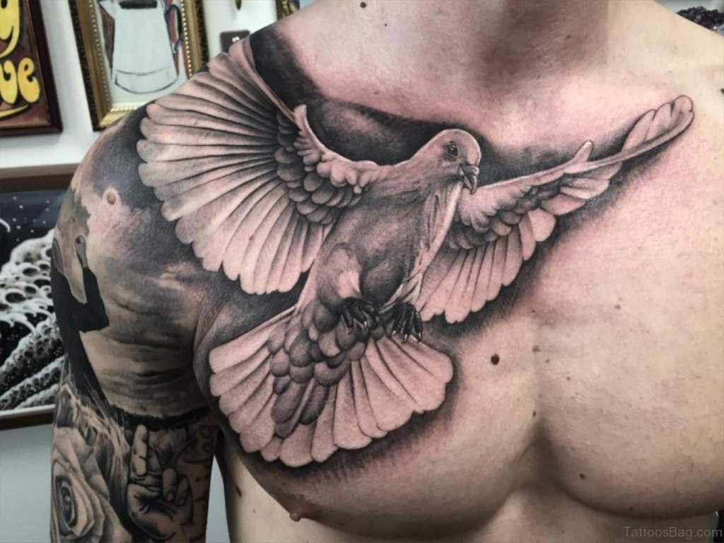 Doves On Chest Tattoo: Meaning and Inspiration