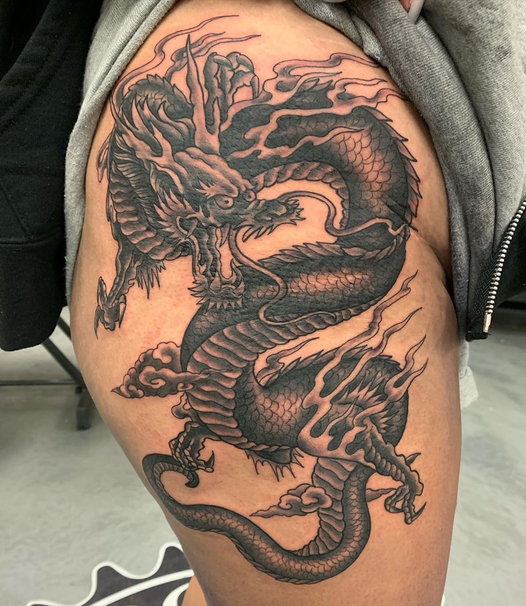 Dragon Neo Traditional Tattoo Dragon Tattoos Tatuajes Tattoo