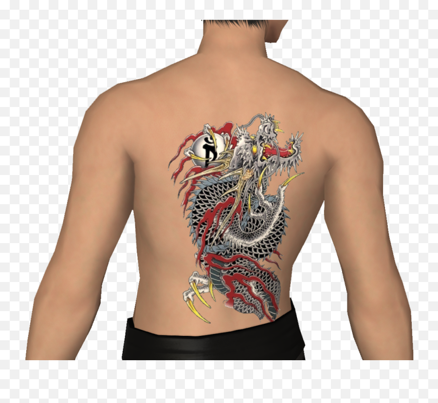 Dragon Of Dojima Tattoo Xiv Mod Archive Emoji Temporary Tattoos Cheap