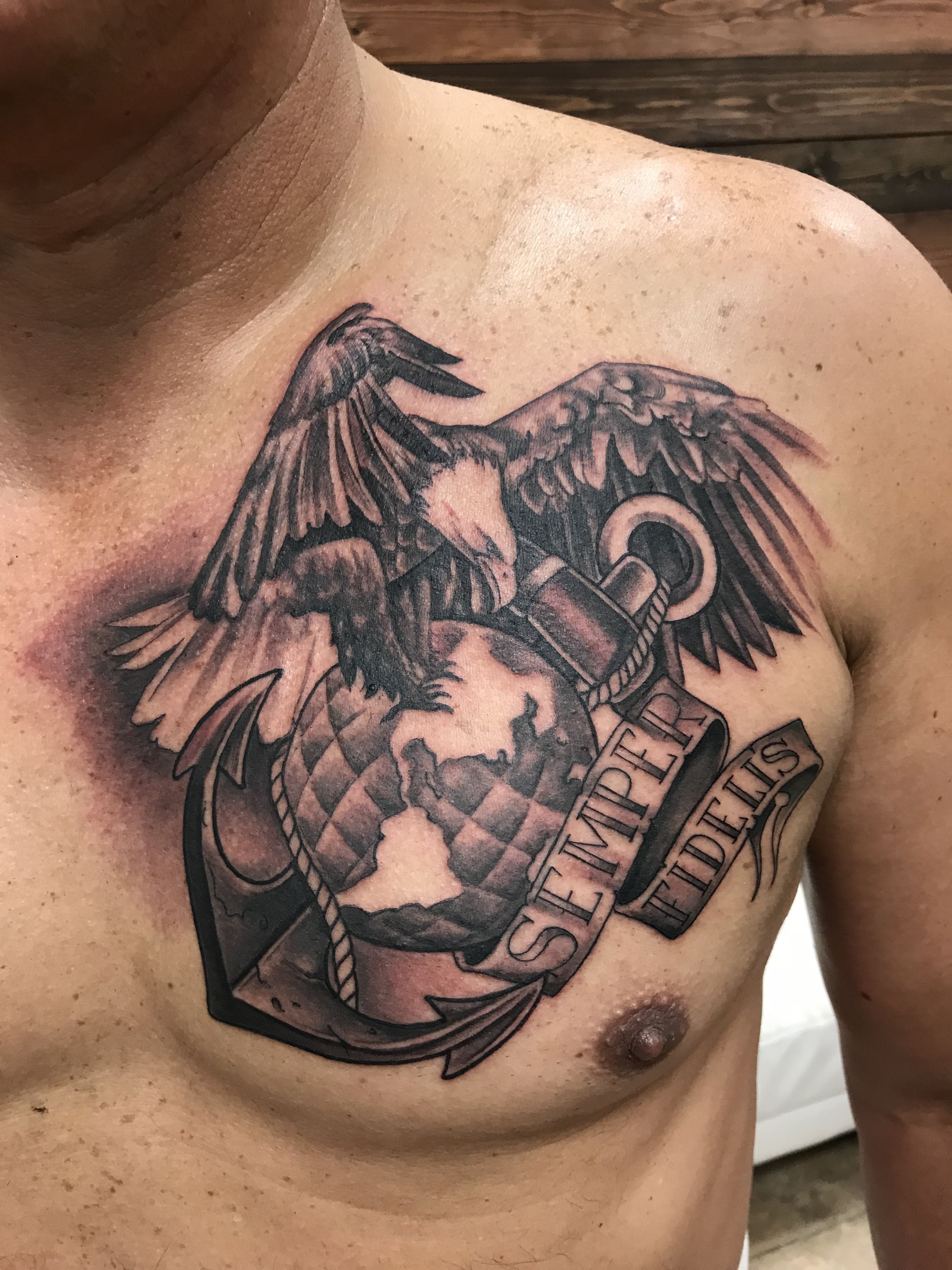 Eagle Globe Anchor Tattoo Ideas