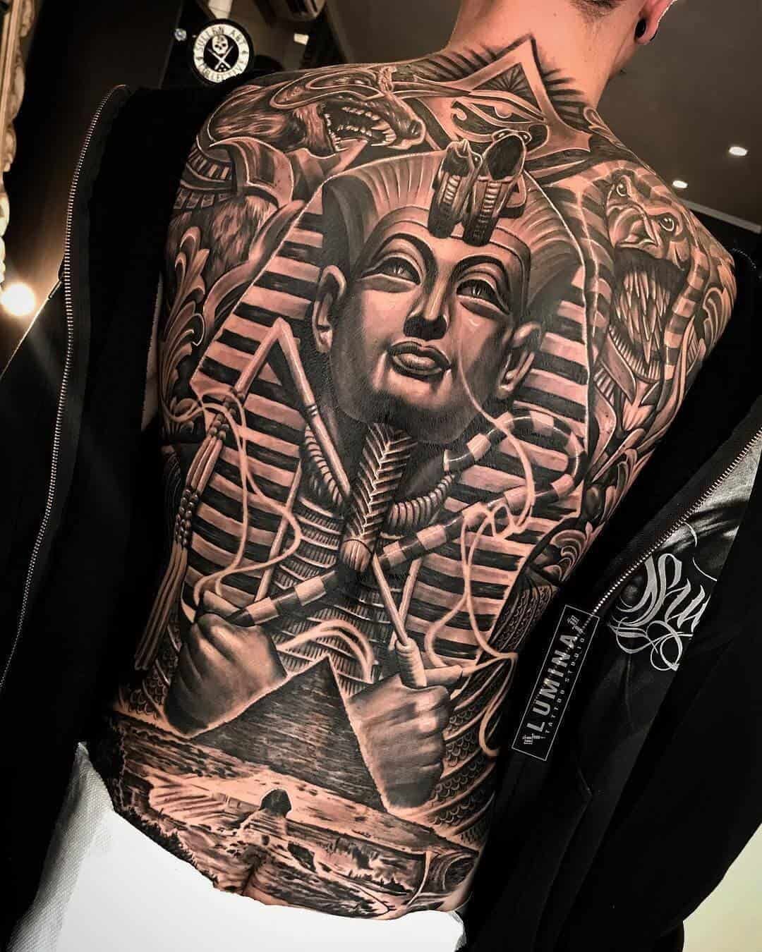 10 Striking Egyptian Tattoo Ideas for Men