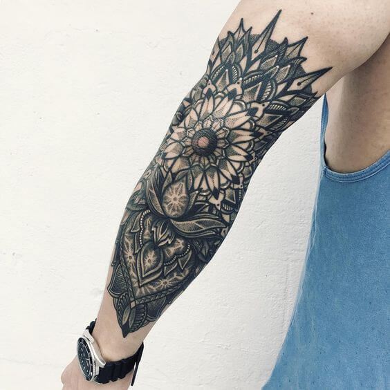 Elbow Tattoo Mandala Best Tattoo Ideas Gallery