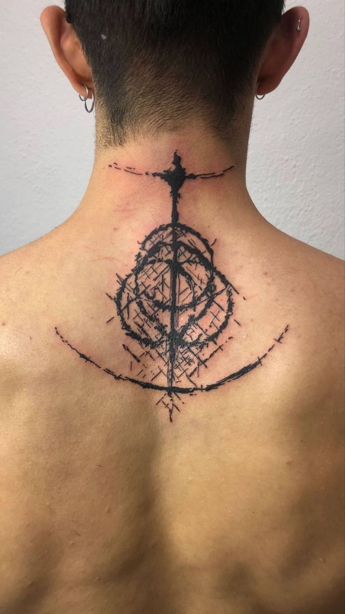 Elden Ring Tattoo Ideas By Zechariah Ogden Simple Tattoos For Guys Dark Souls Tattoo