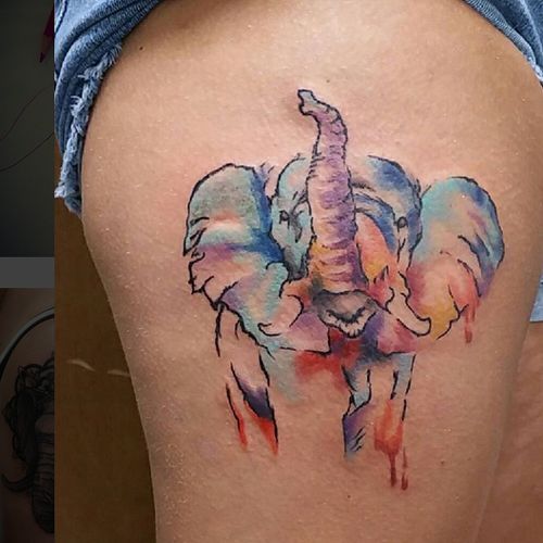 Elephant Tattoo Trunk Up: Symbolism and Style Guide