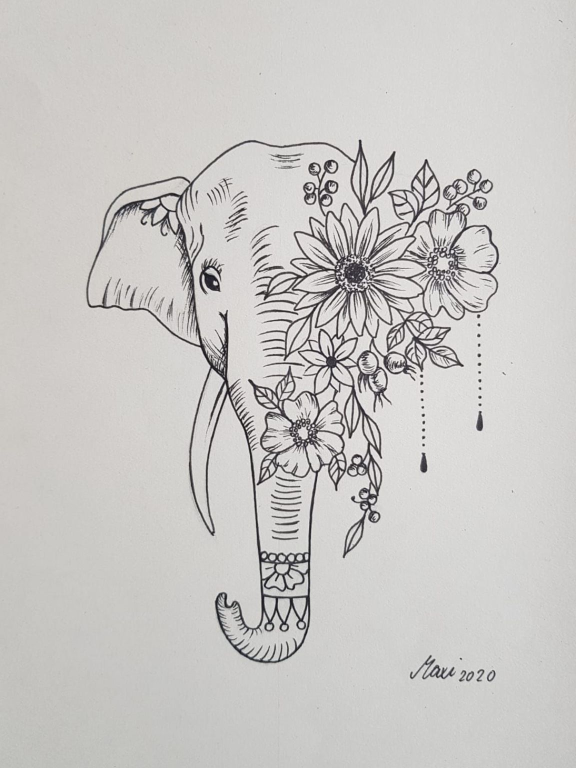 7 Unique Elephant Flower Tattoo Ideas Explained