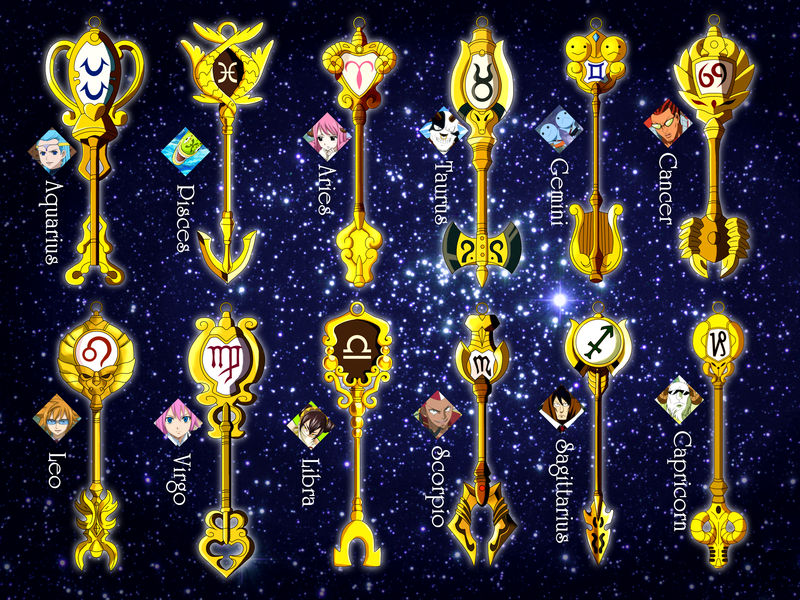 Fairy Tail All Zodiac Keys