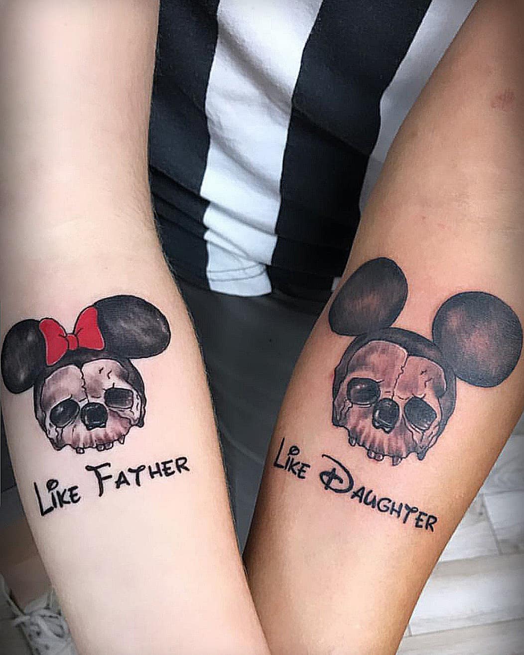 Father And Daughter Tattoo Images Photos