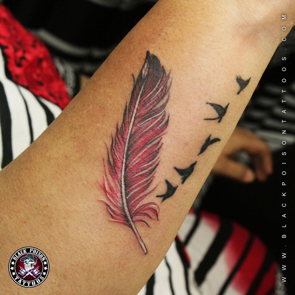 Feather Tattoo 56 Best Feather Tattoo Designs And Ideas