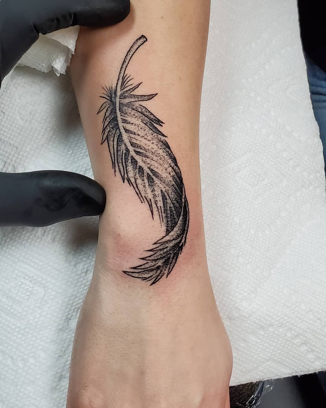 Feather Tattoo Tattoos Feather Tattoo Behind Ear Tattoo