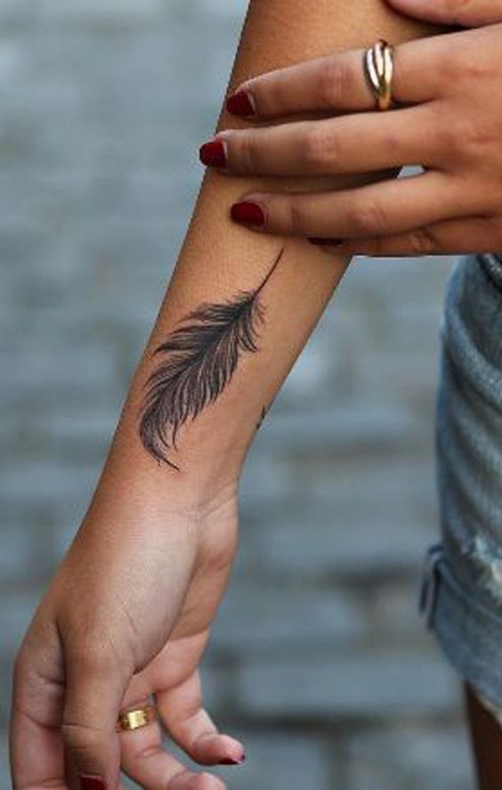 Feather Tattoo Wrist Feather Tattoo Wrist Feather Tattoos Small