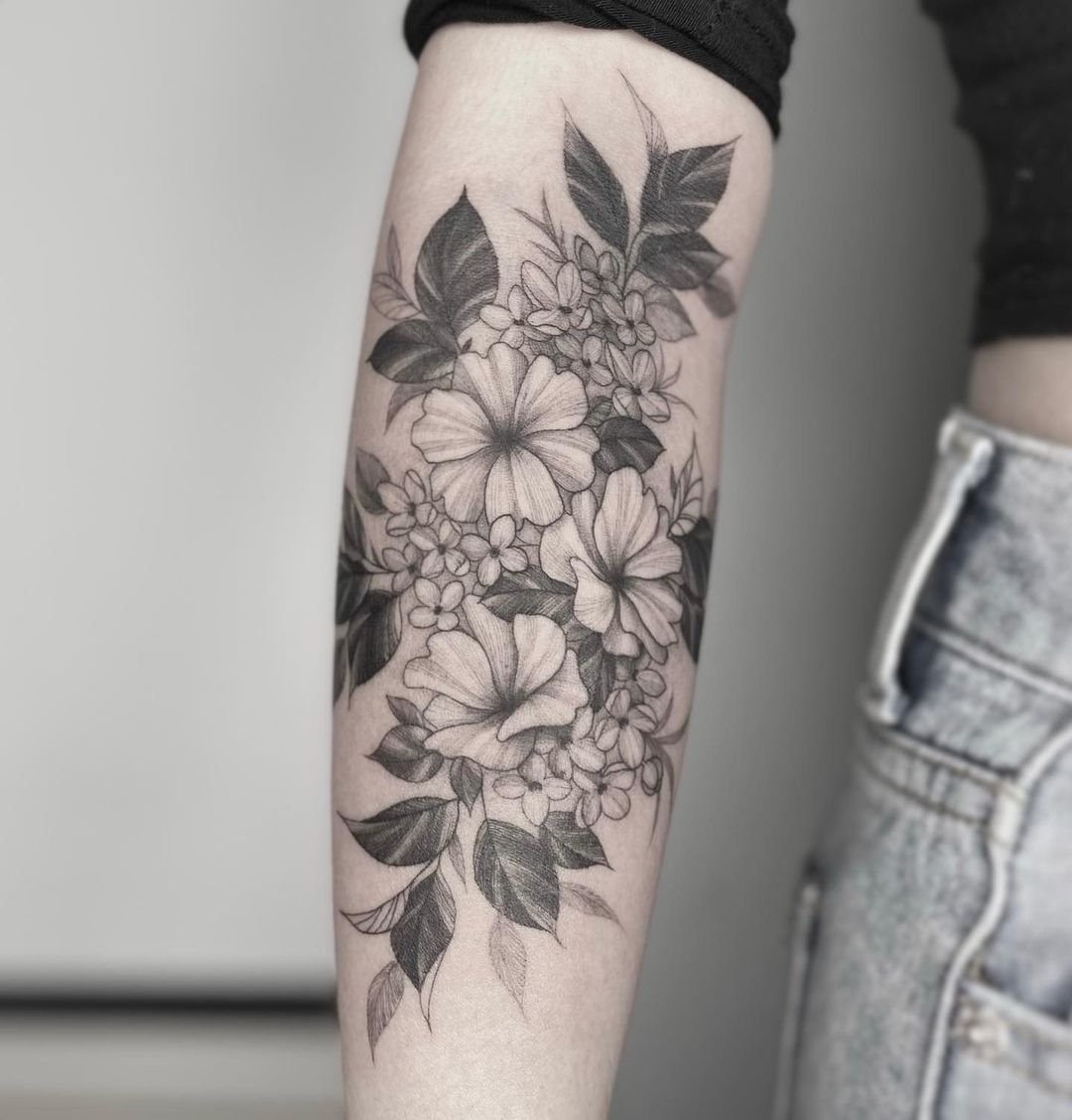 February Birth Flower Tattoo Ideas and Designs