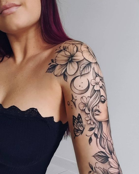 7 Elegant Half Sleeve Tattoo Ideas for Women