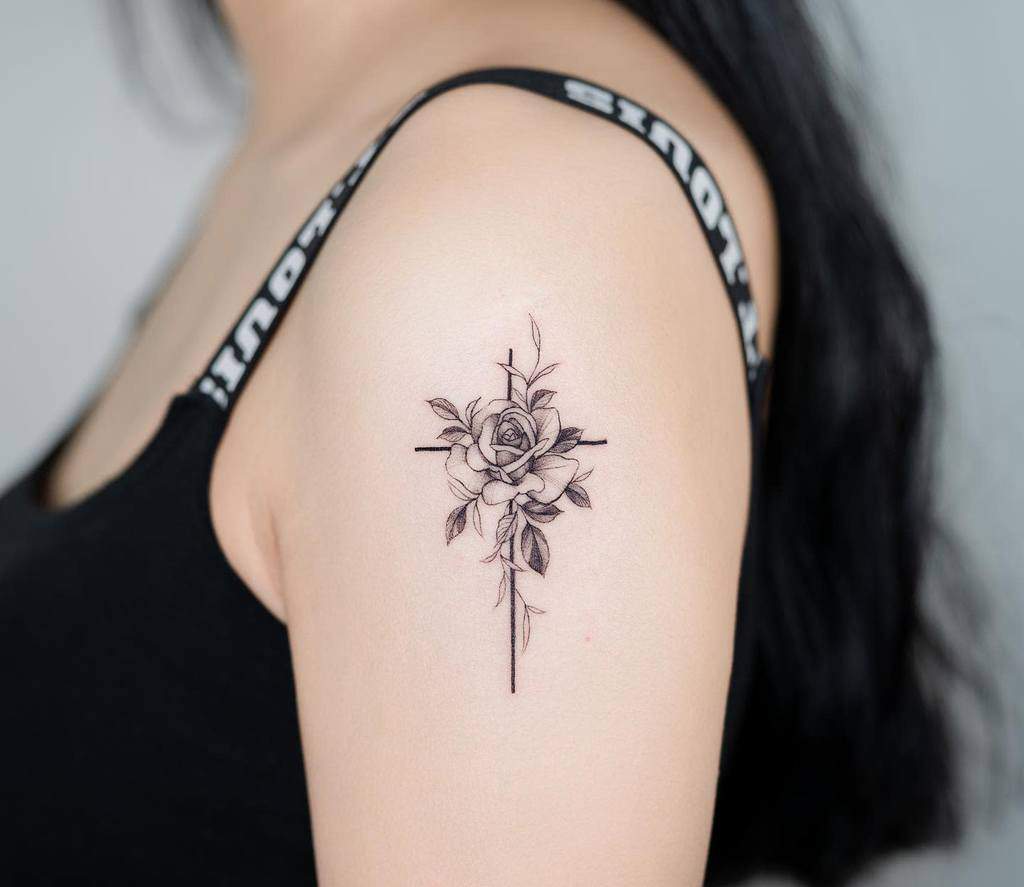 5 Stunning Female Cross Tattoo Designs You'll Love