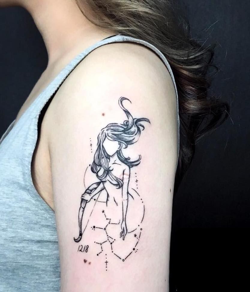 Discover the Power of Female Goddess Sagittarius Tattoos