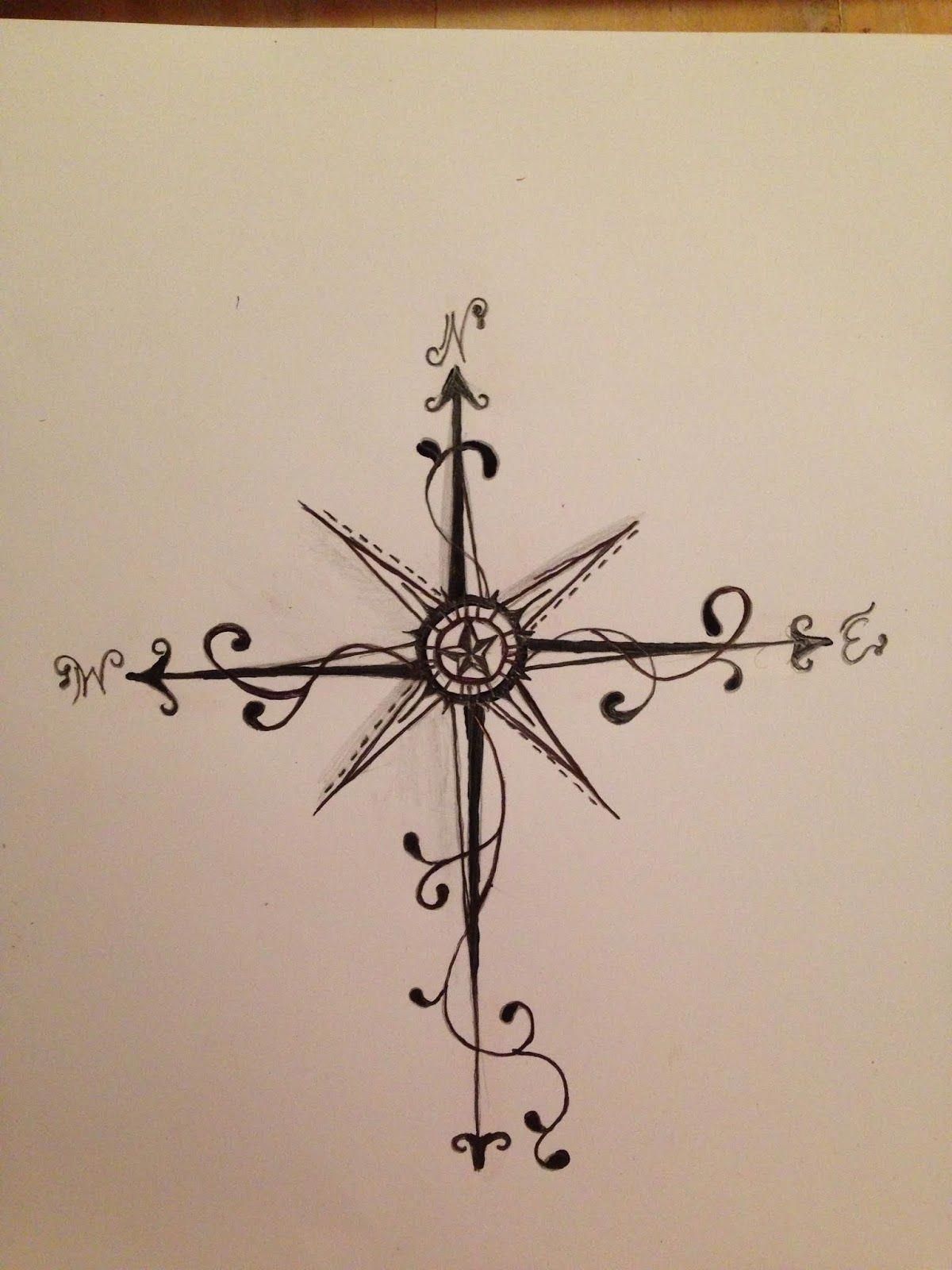 Feminine Vintage Compass Tattoo Google Search Compass Tattoo Design