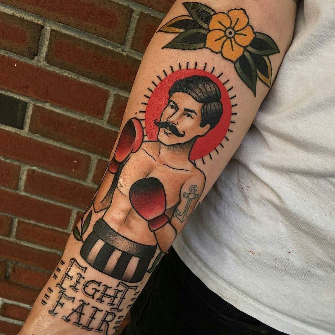 Fight Fair By Closmontilla At Visible Ink In Malden Ma Boxer