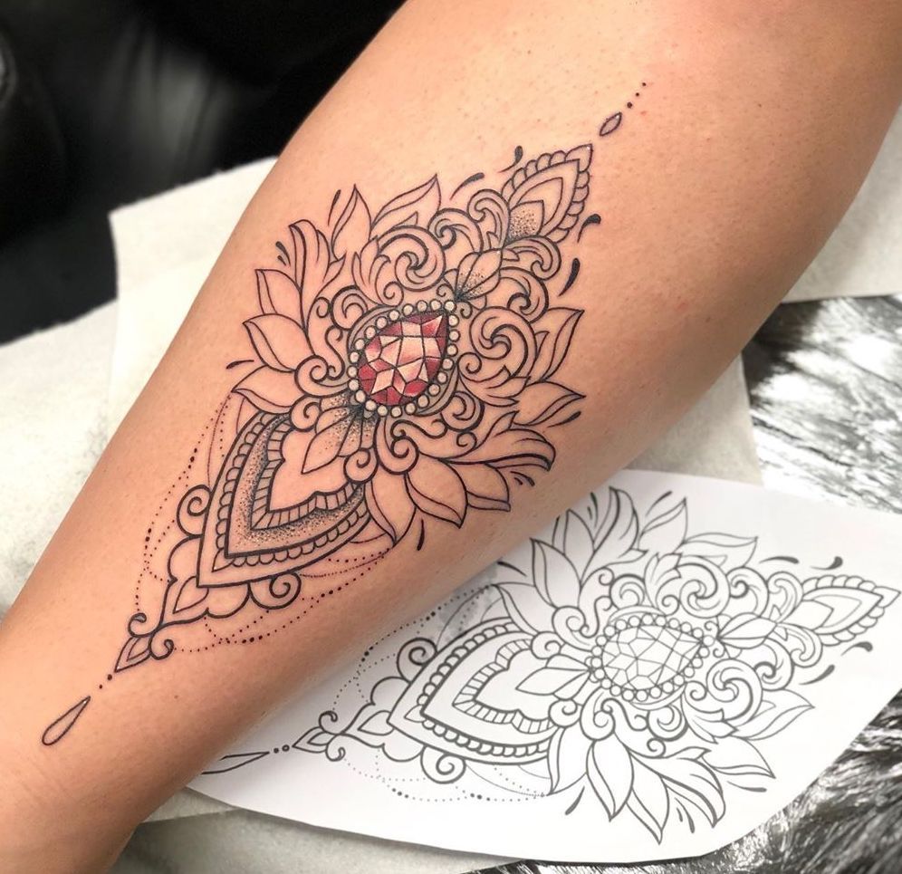 First Tattoo Lotus Mandala R Tattoo