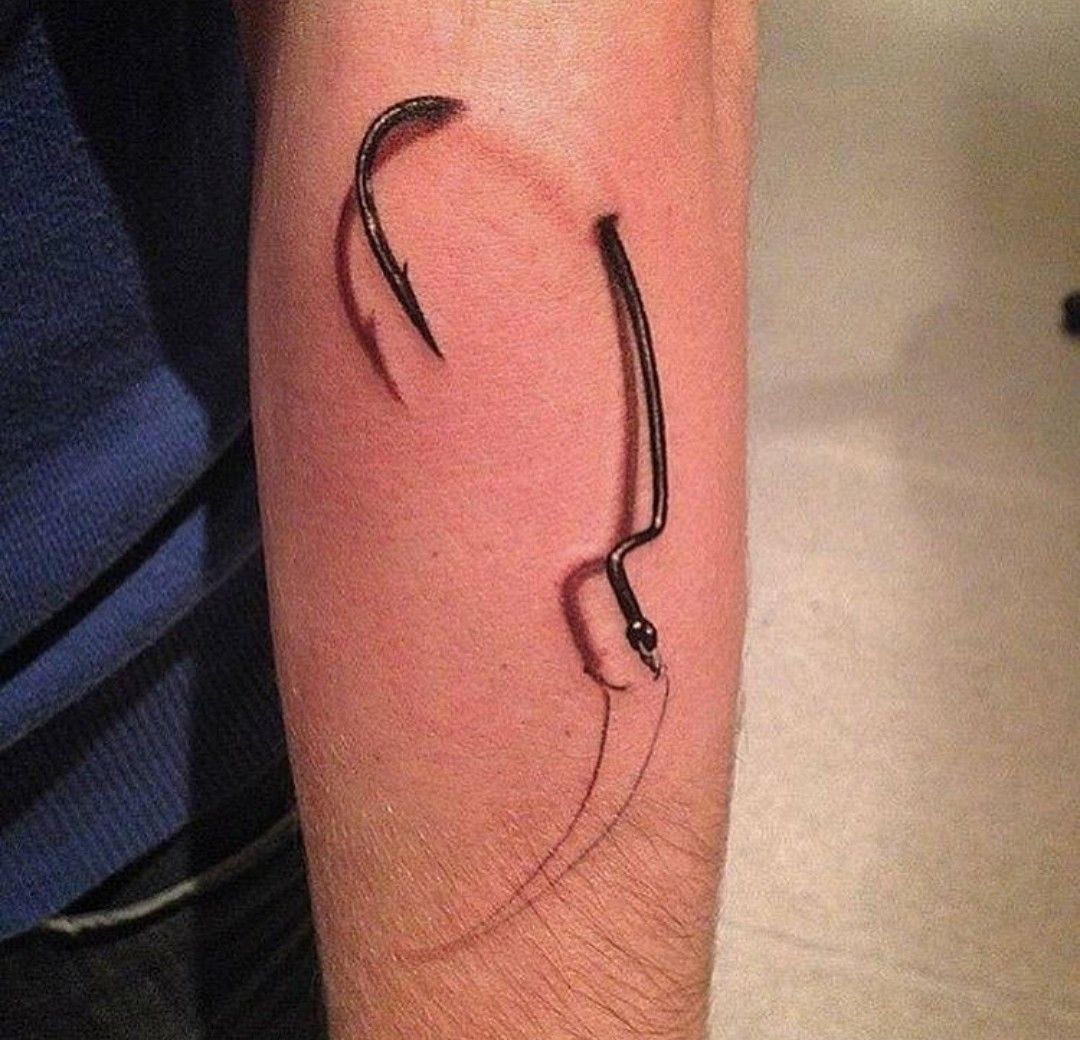 Fish Hook Tattoo Fishing Hook Tattoo Hook Tattoos Tattoos For Guys