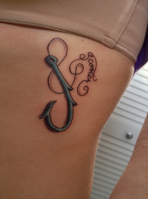 Fish Hook Tattoos Designs Ideas And Meaning Tattoos For You